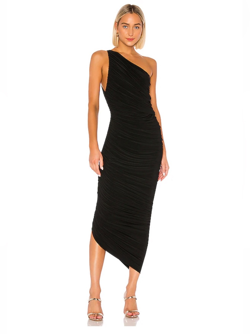 Norma Kamali Diana One Shoulder Dress